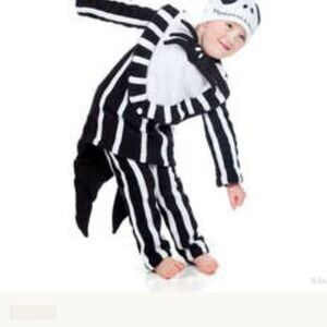 Jack Skellington nightmare before Christmas Xmas Kids Halloween Costume